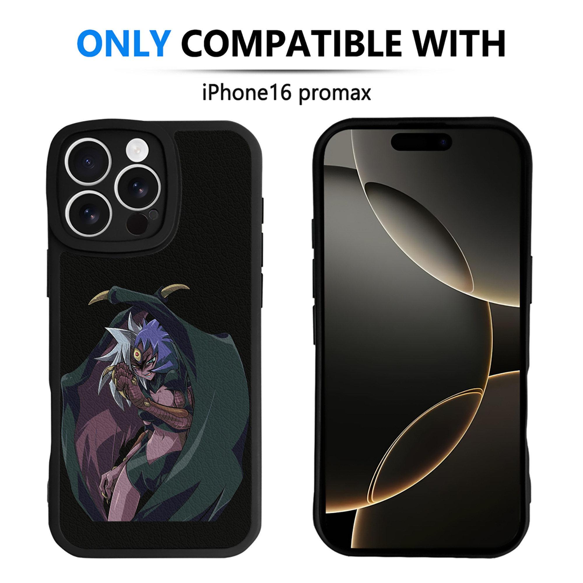 （画像用） 遊☆戯☆王 Yu-Gi-Oh! 【iPhone 16シリーズ対応】シリコンスマホケース（レザー調） 材質：シリコン